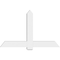 Ekena Millwork Eugene Architectural Grade PVC Gable Bracket, 60"W x 37 1/2"H x 4"D x 6"F, 15/12 Pitch GBP060X38X0406EUG00 - alternate 5